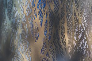 Photo Translucent textile shade