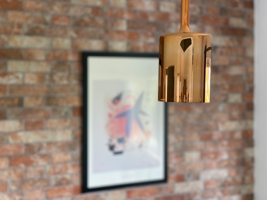 Photo cork pendant light